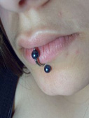 Dreamtattoo Kad�k�y �stanbul Tek Yuvarlak Piercing Siyah
